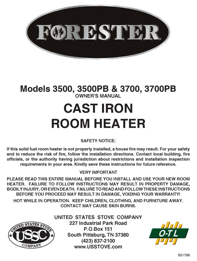 USSC Forester 3500 User manual
