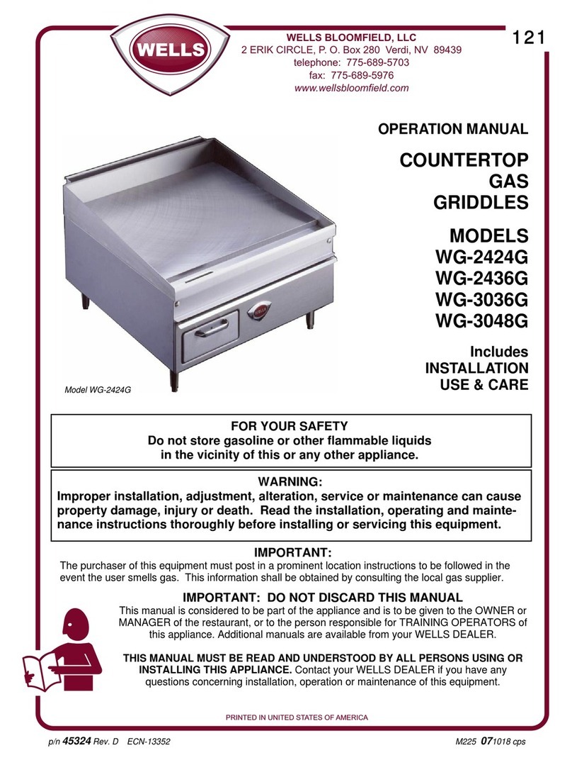 Wells WG-2424G Operation manual