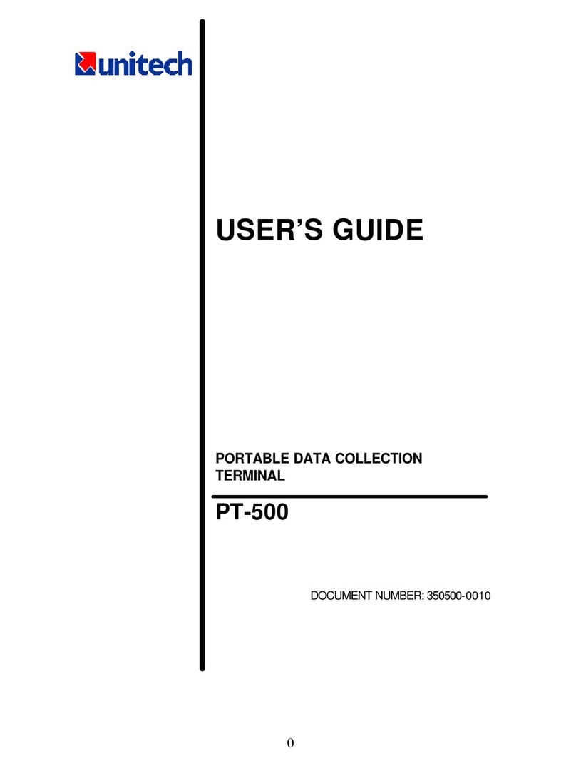 Unitech PT-500 User manual