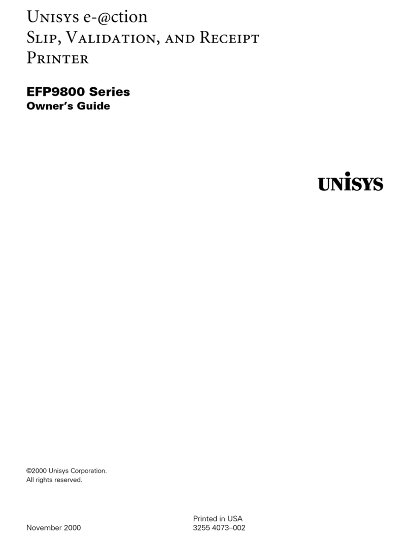 Unisys E-@CTION EFP9800 User manual