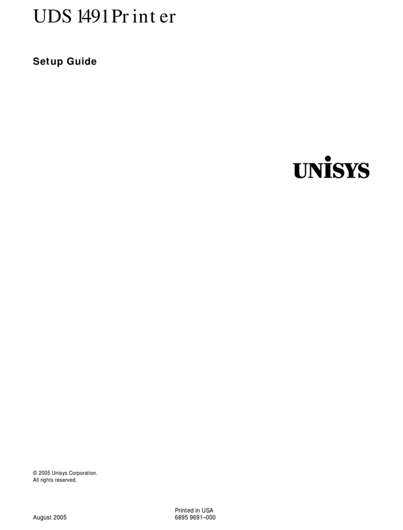 Unisys UDS 1491 User manual