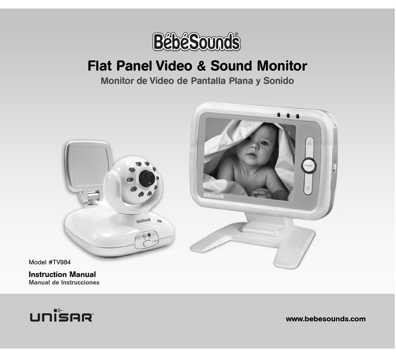 Unisar BebeSounds TV984 instruction manual