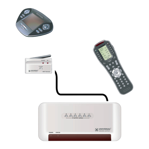 Universal Remote Control MRF-300/RFX150 User manual