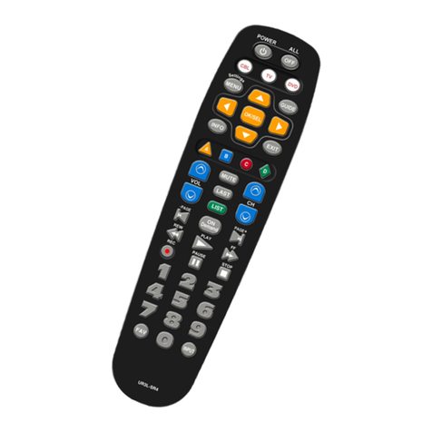 Universal Remote Control Easy Clicker UR3L-SR4 User manual Universal Remote Control Easy Clicker UR3L-SR4 User manual