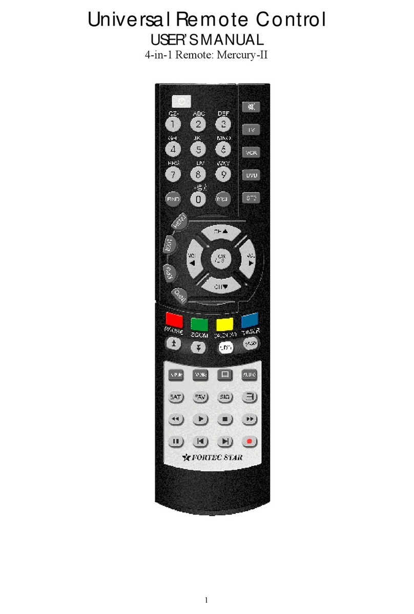 Fortec Star Mercury-II user manual
