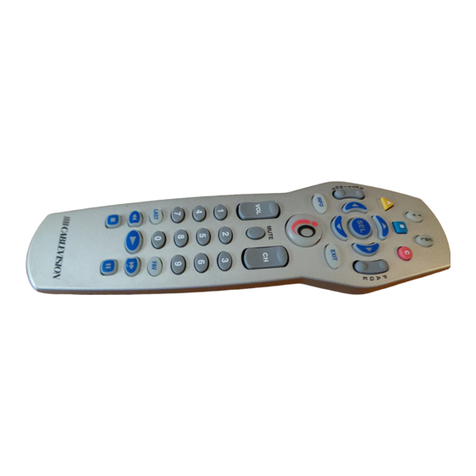 Universal Remote Control CABLEVISION OCE-0027A operating instructions