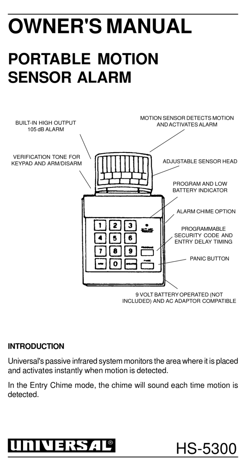 Universal Security Instruments HS-5300 owner's manual