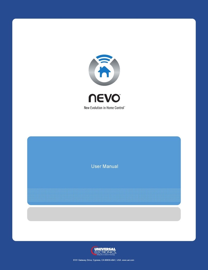 Universal Electronics Nevo user manual