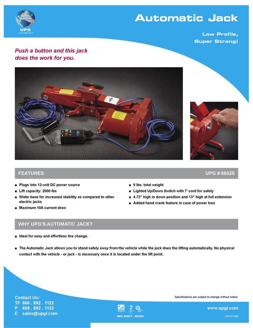 UPG Automatic Jack/Impact Wrench VR101306 brochure