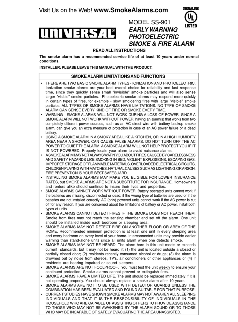 Universal SS-901 instructions