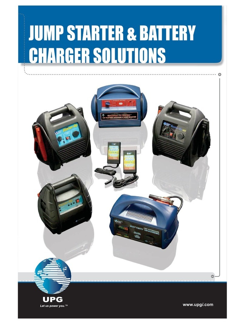 Universal Power Group Jump Starters & Battery Charger Solutions User manual Universal Power Group Jump Starters & Battery Charger Solutions User manual