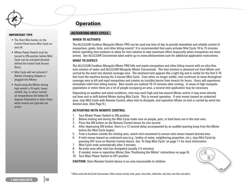 Universal Pest Solutions AllClear Pro product manual