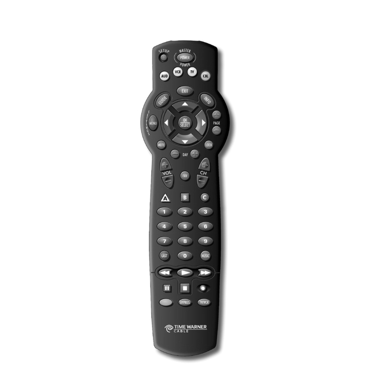 Time Warner Cable URC-1047 user guide