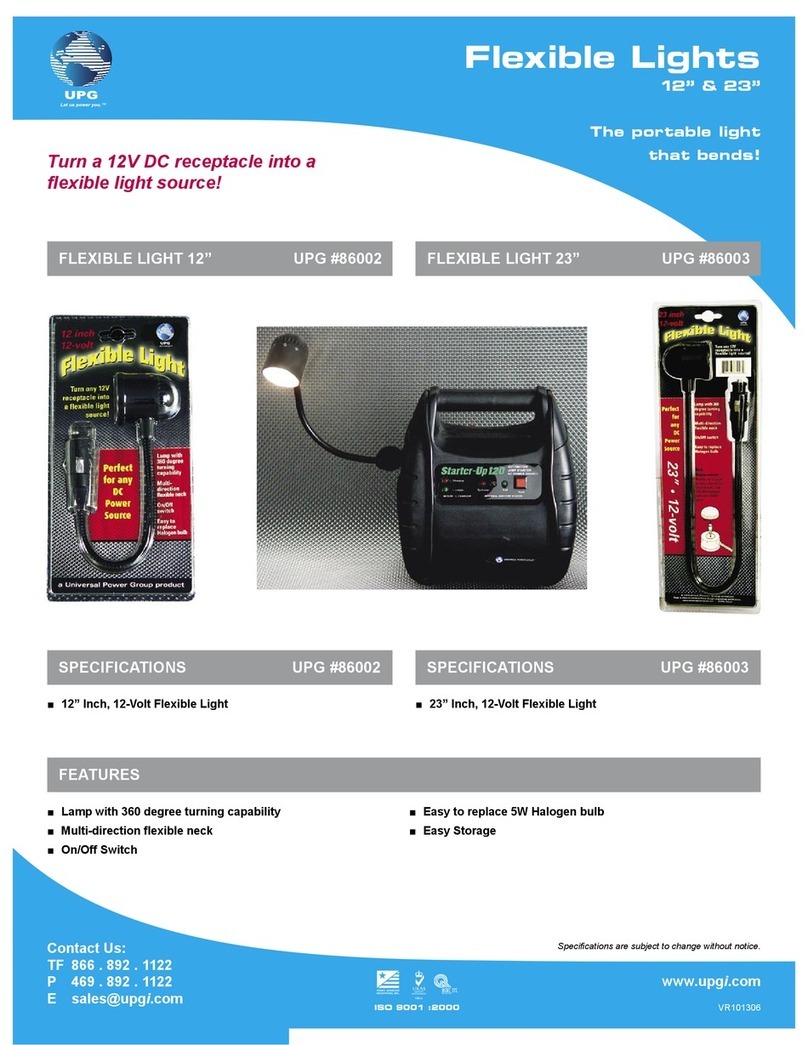 UPG Flexible Lights none Specifications