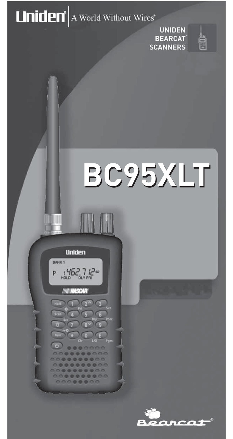 Uniden BC95XLT user manual