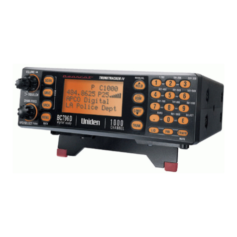 Uniden BC796D APC0 25 owner's manual