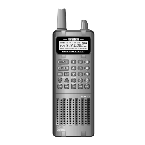 Uniden BC45XLT User manual