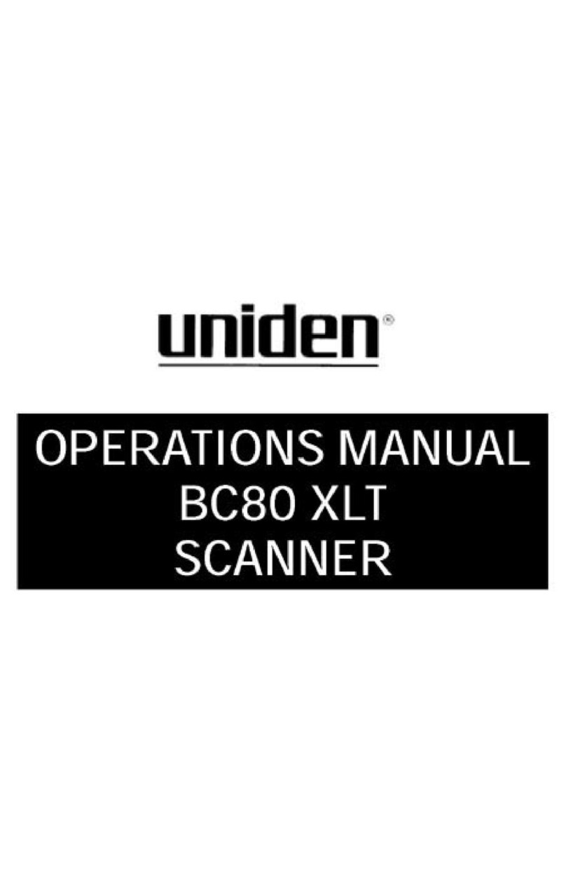 Uniden BC 80XLT User manual