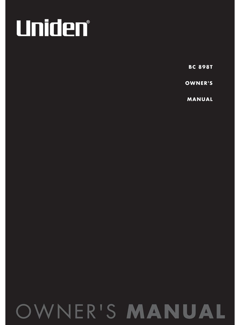 Uniden BC 898T User manual
