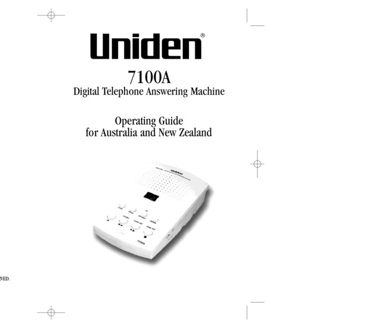 Uniden 7100A operating guide