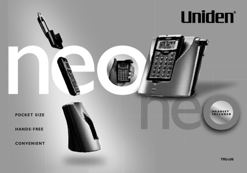 Uniden NEO TRUC56 User manual