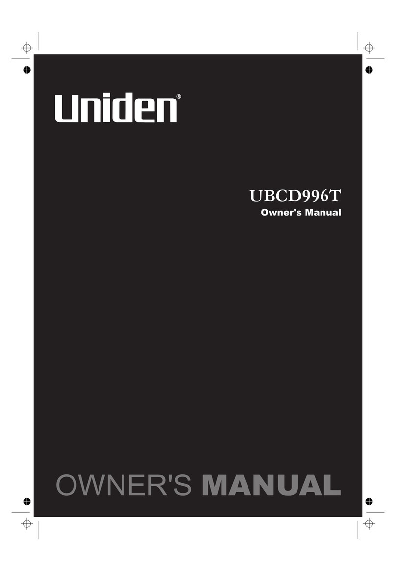 Uniden UBCD996T User manual