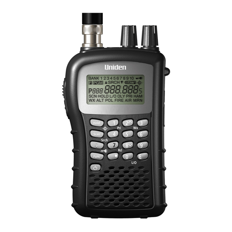 Uniden UBC92XLT User manual