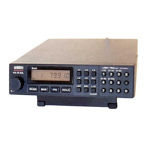 Uniden Bearcat UBC760XLT User manual