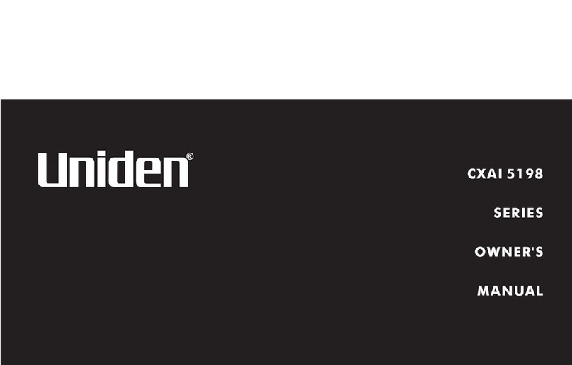 Uniden CXAI 5198 SERIES User manual