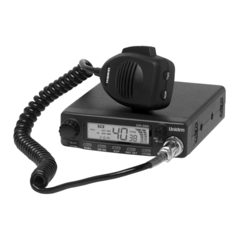 Uniden UH-090 owner's manual