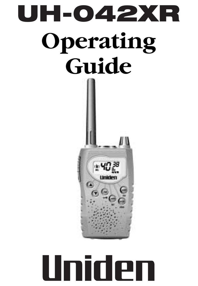 Uniden UH-042XR operating guide
