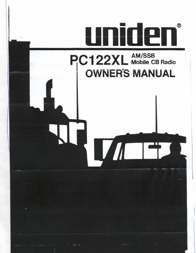 Uniden PC122XL owner's manual