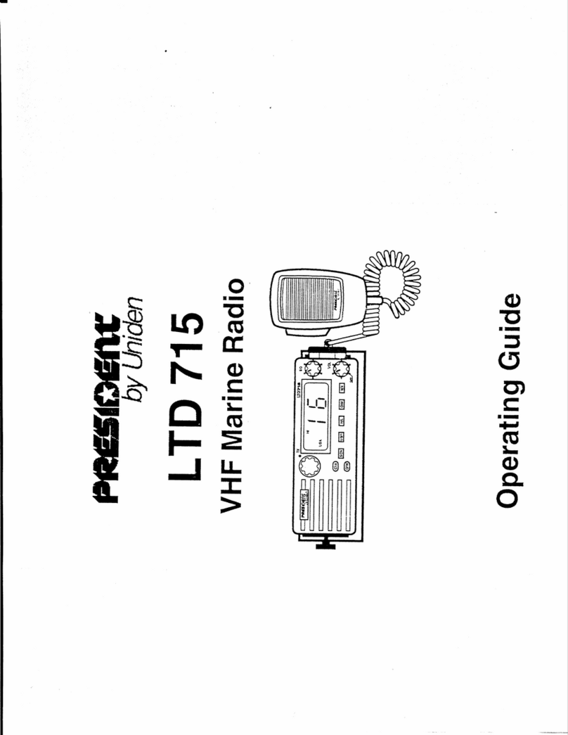 PRESIDENT LTD 715 operating guide