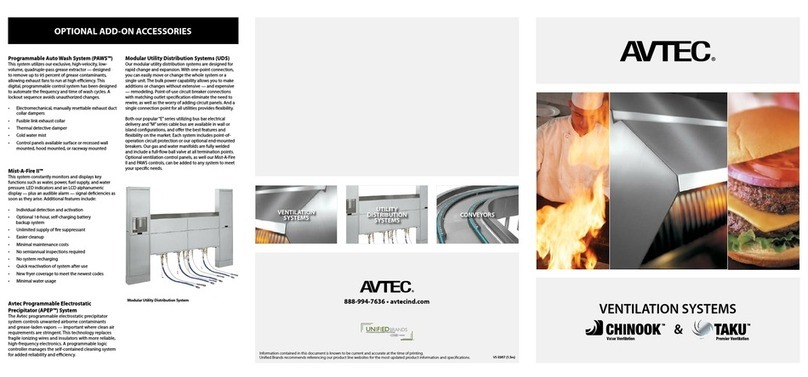 Avtec Ventilation Systems CHINOOK User manual