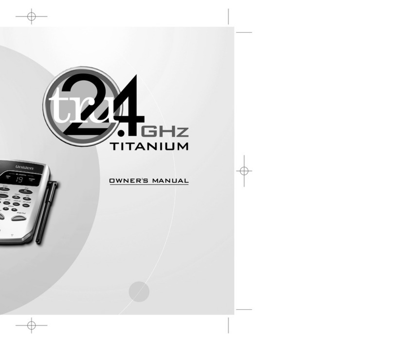 Uniden TITANIUM 24-148 owner's manual