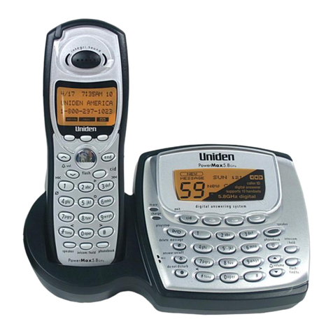 Uniden TRU 8885 Series User manual