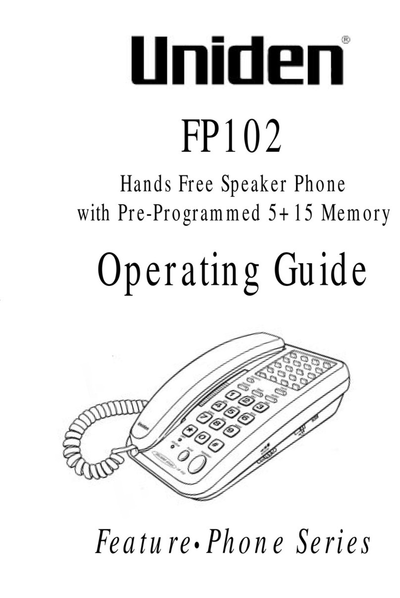 Uniden FP102 operating guide