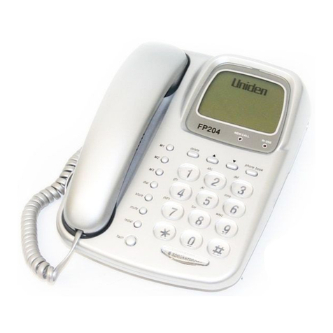 Uniden FP204 User manual