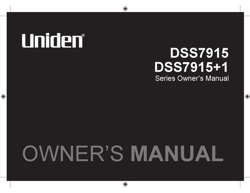 Uniden DSS7915 Series owner's manual