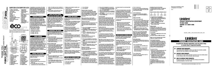 Uniden GMR1588-2CK user manual