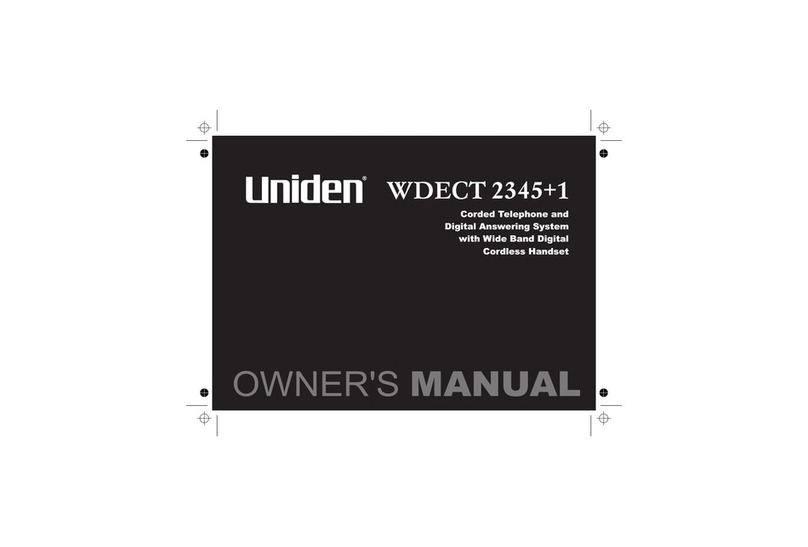 Uniden WDECT 2345+1 User manual