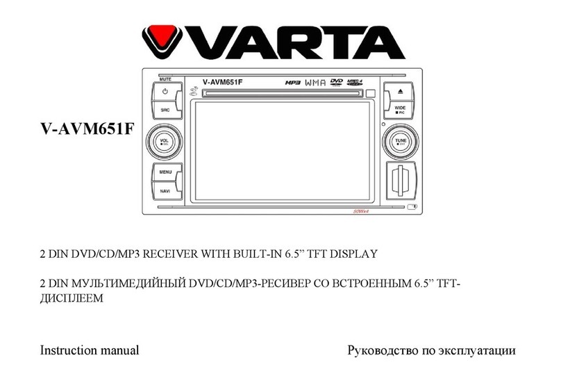 Varta DVD V-AVM651F User manual
