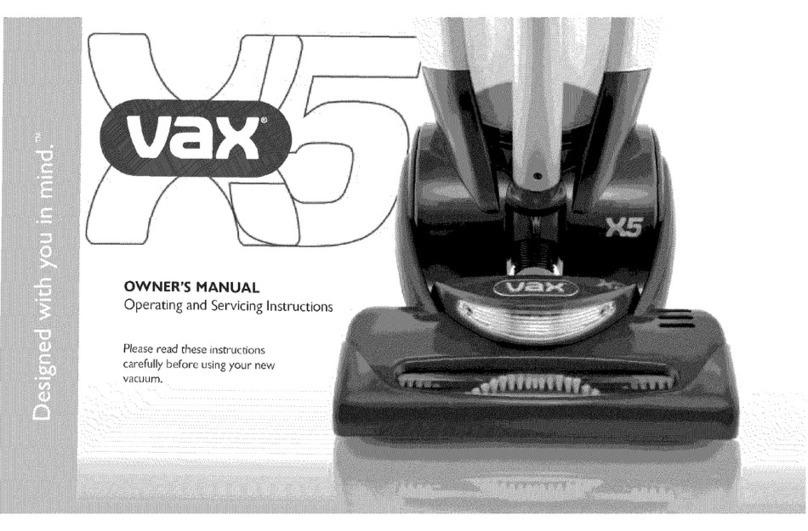 Vax X5 User manual Vax X5 User manual