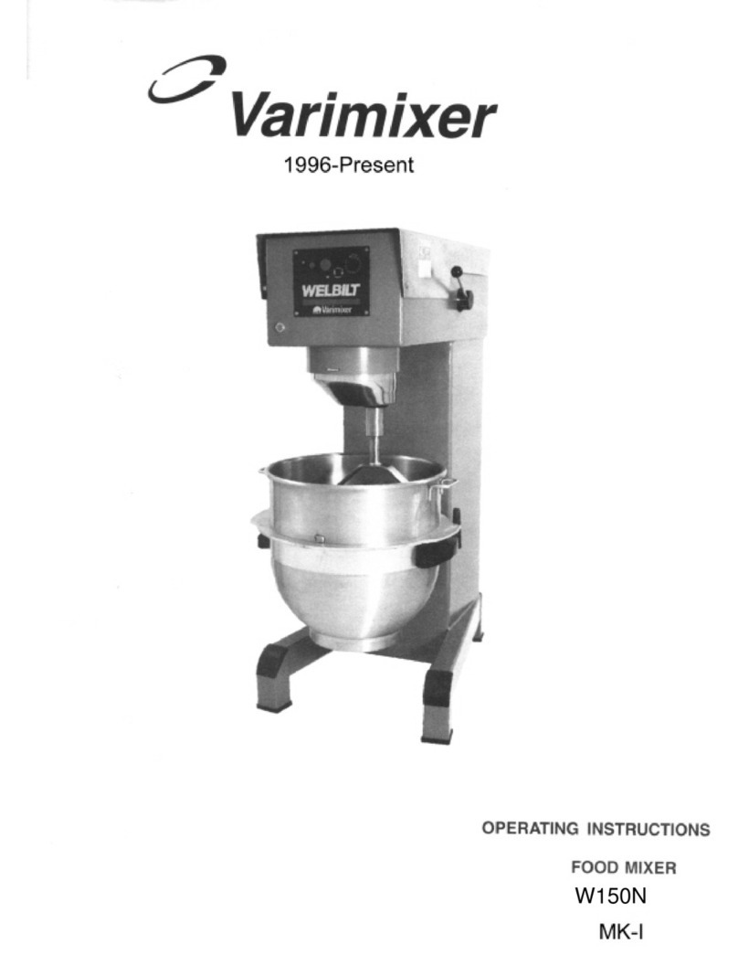 Varimixer W150N MK-I User manual