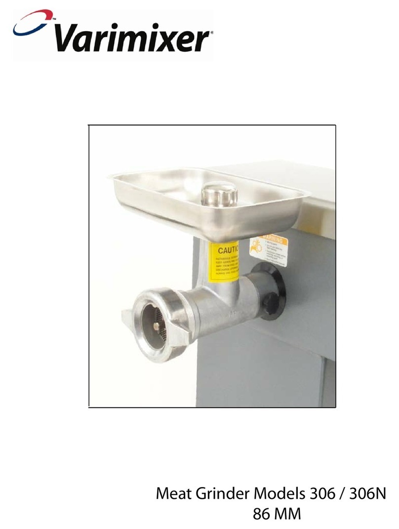 Varimixer 306 product manual