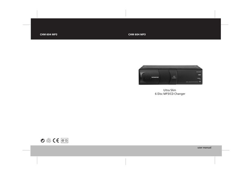 Siemens CHM 604 MP3 user manual