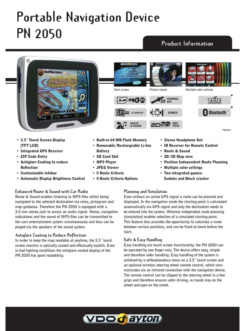 VDO PN 2050 - User manual