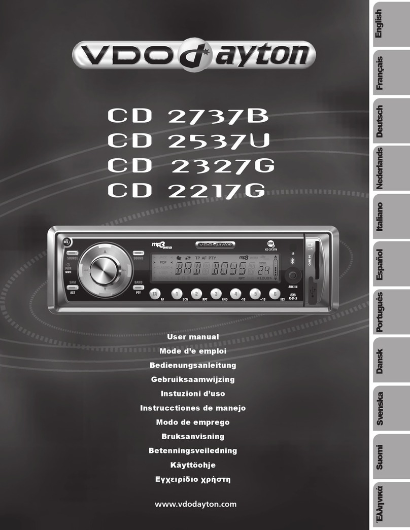 VDO CD 2217 G user manual
