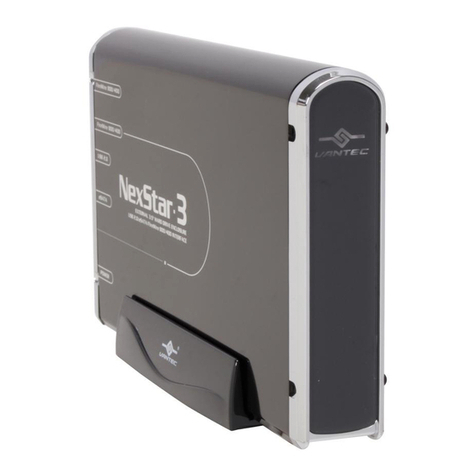 Vantec Desktop PC NST-360FBSU-BK User manual