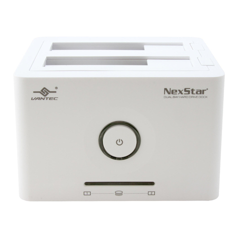 Vantec NexStar Dual Bay Hard Drive Dock NST-D200SU user manual Vantec NexStar Dual Bay Hard Drive Dock NST-D200SU user manual